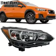 For 2017-22 Subaru Impreza/18-23 Crosstrek Halogen Headlight RH Headlamp Chrome (for: Subaru)