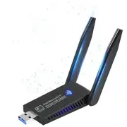 1300Mbps Wireless WiFi Adapter, USB3.0 WiFi Dongle 2.4G/5G 802.11AC Network A...