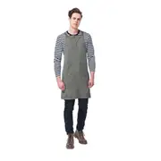 Light Cotton canvas Bib Apron Khaki Archie