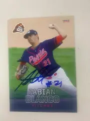 Fabian Blanco 2018 Signed Peoria Chiefs Team Card