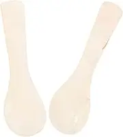HOMOCONO Shell Spoon Versatile for Caviar Jams and Sauces Decorative Ice Tasting Spoon Ideal for Catering Supplies and Table Setting