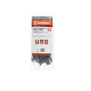Crescent 300 X 8mm Black Heavy Duty Cable Ties 100 Pack