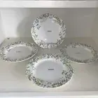 Set Of 4 Dinner Plates Mikasa Quinn White Bone China Wildflowers Floral 11" New