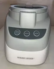 NEW BLACK DECKER Wide Mouth Food Processor FP2500 BASE MOTOR White Gray