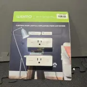 Wemo Mini Wi-Fi Smart Plug 2-pack Works with Alexa Google Assistant Nest