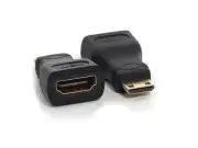 Mini HDMI Male to HDMI Female Adapter for Camera TV Monitor Cable Connector
