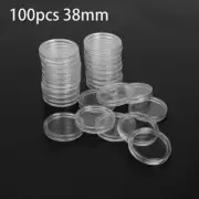 Useful Coin capsules Accessories Clear Collection Container Round Holder