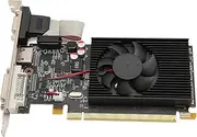 R5220 Desktop Graphics Card, 1GB GDDR3 64bit Gaming Video Card, 650MHz GPU, 533MHz Memory Clock, DVI VGAOutput, PCIE 1.1 Graphics Card for Office and Gaming