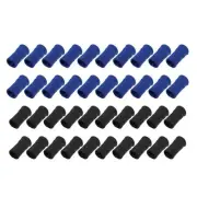 40pcs Breathable Finger Sleeves Thumb Braces Support Compression Black Blue