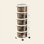 HTBNFYY Storage Drawers on Wheels Small Cart Storage Rack, Living Room Drawer Style Storage Rack Cute Room Decor,A,5