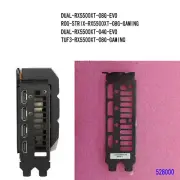 original I/O IO shield for ASUS TUF3-RX5500XT-O8G-GAMING Video Card Backplate