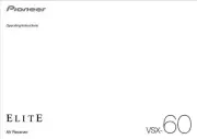 Pioneer VSX-60 Receiver Owners Manual