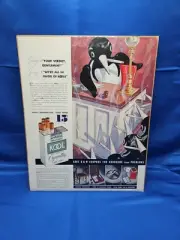 1935 Kool Menthol Cigarettes Fortune Mag Print Ad Smoking Penguin Judge Jury