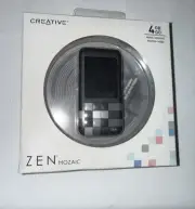 NEW SEALED Creative ZEN Mozaic Black Digital Media Player - 4 GB