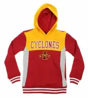 Outerstuff NCAA Youth Iowa State Cyclones Throwback Block Hoodie