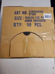 NEW QUALITY Giant Brand Bulk Box of 50 Bicycle Tubes: 700x25 - 48mm PRESTA stem