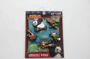 Crocs Jibbitz Charms Kung Fu Panda 5 Pack New with Tags 10012684