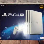 Sony PlayStation 4 PS4 Pro Glacier White 1TB CUH-7100BB02 Console Unused Japan