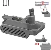 For Dyson for V10 Battery Adapter, Convert for Milwaukee for M18 18V Battery to Power for Dyson for V10 Battery Replacement, Fit for Dysen for V10 Vacuum Cleaner (NOT Fit for V 10 Slim, V11 Series)