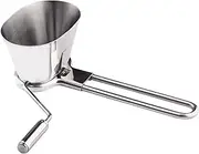 KOCKSHION Manual Stainless Steel Parsley Shredder for Herbs and Vegetables Versatile Kitchen Tool for Effortless Chopping of Garlic Ginger and Peppers for Home Chefs