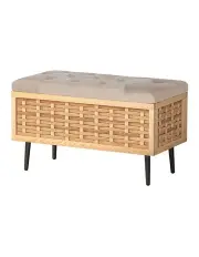[Artiss] Noel Storage Ottoman 80cm in Pine