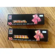 Deadstock In Box Halloween Candy Corn Small Battery Operated String Lights