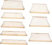 SECFOU Versatile Guitar Fretboard Inlay 9pcs Shell Inlay Squares Electric Guitar Enhancer