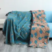 Nordic Style Cotton Geometry Coarse Cotton Sofa Towel Sofa Blanket Sofa Blanket