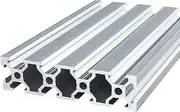 Coavoo 1 Pack 2080 V Slot Silver Aluminum Extrusion 39.37 inch/ 1000mm Length, Extruded Aluminum 20mm x 80mm 20 Series V Type Profiles Anodized European Standard Linear Rail Frame 1Pcs