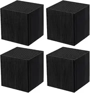 Water Trough Purifier Cube, Reusable Activated Carbon Filter, Charcoal Strong Adsorption Power, Effective Water Clarifier for Aquarium, Fish Tank, Pond, and Livestock Trough, 5x5x10cm/5x5x5cm