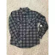 Brixton Flannel Medium Bowery Summer Weight NWT