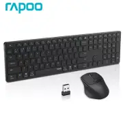 Rapoo 9550M Bluetooth Wireless Multi-Mode Keyboard Mouse Combo Black