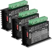 Usongshine Stepper Motor Driver TB6600 4A 9-42V Nema 17 Stepper Motor Driver CNC Controller Single Axes Phase Hybrid Stepper Motor for CNC/42 57 86 Stepper Motor（3 pcs