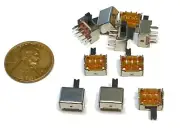 10 pieces SK22D07 2P2T 6pin Mini micro small Slide Switch PCB on off B14