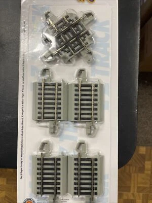 Bachmann HO E-Z Track Nickel Silver 90 Degree Crossover 44541 •