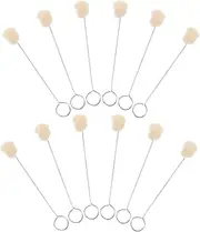 Tofficu Leather Wool Brush Dye Wool Balls Brush Tool for Craft Projects Dyeing
