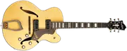 Hagstrom HJ-500 Jazz Guitar Hollow Body Electric Guitar Natural