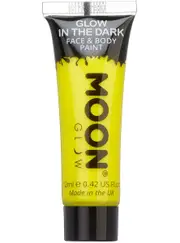 Moon Glow Yellow Glow In The Dark Cream Face Paint