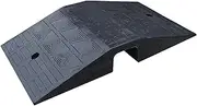 Heavy Duty Rubber Wheelchair Ramp,Non-Slip Threshold Transition Ramp for Doorways, Driveways Entryways,Access for Wheelchairs Walkers Scooters 15.7 * 27.5 * 4.3in
