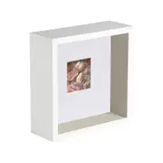 Nicola Spring 6 x 6 3D Shadow Deep Box Photo Frame - Craft Display Picture Frame with 2 x 2 Mount