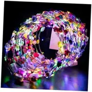 20 Pcs LED Flower Crowns Headbands - Light Up Led-20pcs Paper Flowers Style