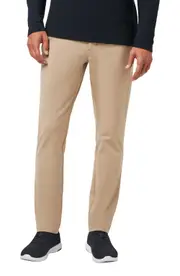 TravisMathew Legacy Stretchknit Flat Front Chinos in Khaki at Nordstrom, Size 36