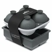 Ice Cube Trays Jumble Big Cubes 2.5 Inches Large Sphere Ice Mold Combo For Whisk