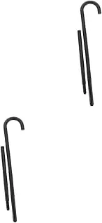 Anneome 2pcs Party Crutch Stick Stage Decorative Crutch Plastic Halloween Prop