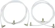 Brilluxa Convertible Power Top Hose, 2 PCS Electric Jack Hydraulic Oil Hose Lines for Gran Sport Skylark Electra Lesabre Malibu