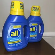 all Liquid Laundry Detergent, 4 in 1 Stainlifters, Fresh Clean Sunshine Fresh