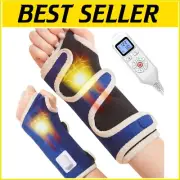 Wrist Pain Relief Heating Pad - Flexible Fit & Ergonomic Design, 7.2ft Cord