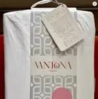 6-pc VANTONA White QUEEN SIZE Sheet Set / cotton percale (2 xtra pillowcases)