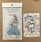 The Eminence in Shadow Beta Goods Lot of 2 Acrylic Stand Postcard Swimsuit ver.