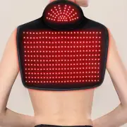 Cordless Infrared Red Light Therapy Belt Neck Shoulder Set W/ Power Bank 352LEDs